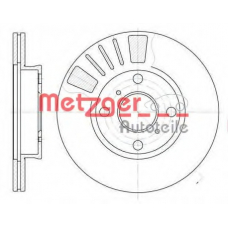 6569.10 METZGER Тормозной диск