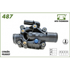 487.91 MTE-THOMSON Термостат, охлаждающая жидкость