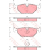 GDB1430 TRW Комплект тормозных колодок, дисковый тормоз