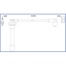 134520 HITACHI Комплект проводов зажигания