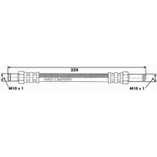 FBH6165 FIRST LINE Тормозной шланг