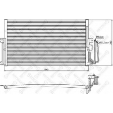 10-45008-SX STELLOX Конденсатор, кондиционер