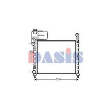 080320N AKS DASIS Радиатор, охлаждение двигателя