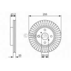 0 986 479 927 BOSCH Тормозной диск