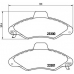 P 24 045 BREMBO Комплект тормозных колодок, дисковый тормоз