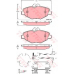 GDB1542 TRW Комплект тормозных колодок, дисковый тормоз