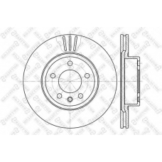 6020-3620V-SX STELLOX Тормозной диск