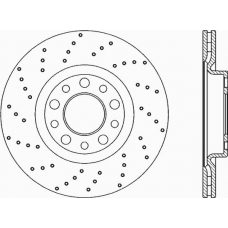 BDRS2255.25 OPEN PARTS Тормозной диск