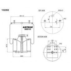 3881-01  KPP Airtech Кожух пневматической рессоры