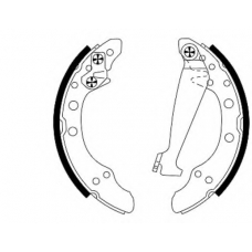 8DB 355 001-311 HELLA Комплект тормозных колодок