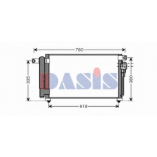 512045N AKS DASIS Конденсатор, кондиционер