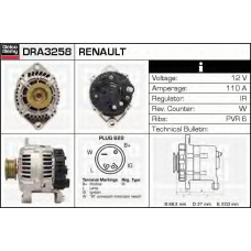 DRA3258 DELCO REMY Генератор