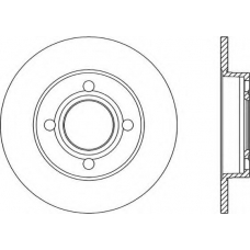 BDR1022.10 OPEN PARTS Тормозной диск