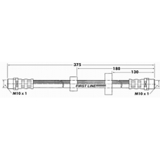 FBH6869 FIRST LINE Тормозной шланг