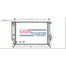 1412901 KUHLER SCHNEIDER Радиатор, охлаждение двигател