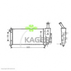 31-0448 KAGER Радиатор, охлаждение двигателя