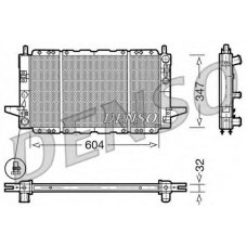 DRM10086 DENSO Радиатор, охлаждение двигателя