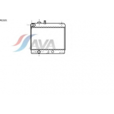 PE2025 AVA Радиатор, охлаждение двигателя