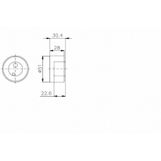 TKR 9916 TIMKEN Натяжной ролик, ремень грм