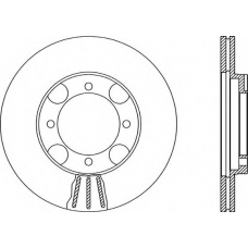 BDR1869.20 OPEN PARTS Тормозной диск