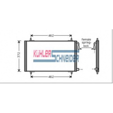 0723201 KUHLER SCHNEIDER Конденсатор, кондиционер