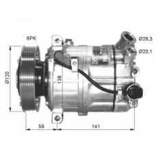 32417G NRF Компрессор, кондиционер