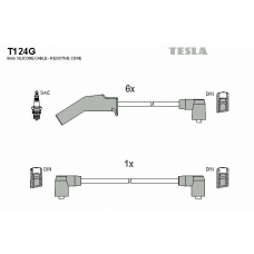 T124G TESLA Комплект проводов зажигания
