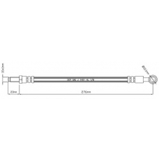 VBH885 MOTAQUIP Тормозной шланг