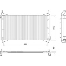 350203151000 MAGNETI MARELLI Конденсатор, кондиционер