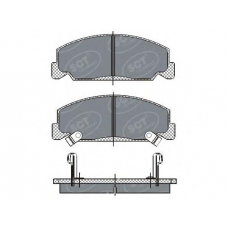 SP 278 SCT Комплект тормозных колодок, дисковый тормоз