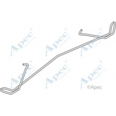 KIT502 APEC Комплектующие, тормозные колодки