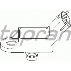 207 420 TOPRAN Датчик, давление во впускном газопроводе