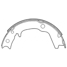 FN-6704 JNBK Колодки тормозные