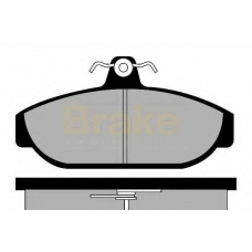 PA389 BRAKE ENGINEERING Комплект тормозных колодок, дисковый тормоз