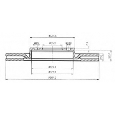 BDC4684 QUINTON HAZELL Тормозной диск