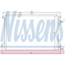 94852 NISSENS Конденсатор, кондиционер