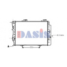 121990N AKS DASIS Радиатор, охлаждение двигателя