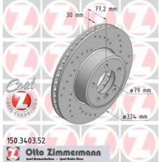 150.3403.52 ZIMMERMANN Тормозной диск