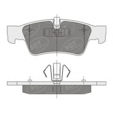 SP 353 SCT Комплект тормозных колодок, дисковый тормоз