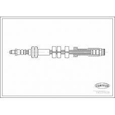 19031606 CORTECO Тормозной шланг