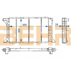 2110330 BEHR Radiator