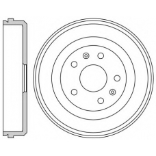 VBD60 MOTAQUIP Тормозной барабан