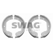 20 92 3851 SWAG Комплект тормозных колодок, стояночная тормозная с