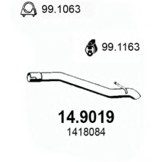 14.9019 ASSO Труба выхлопного газа