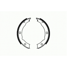 09-0576 E.T.F. Комплект тормозных колодок, стояночная тормозная с