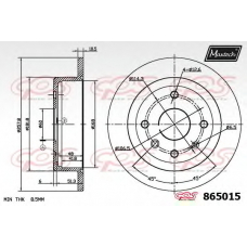 865015.6880 MAXTECH Тормозной диск