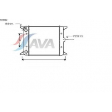 VW2012 AVA Радиатор, охлаждение двигателя