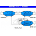 13.0460-7131.2 ATE Комплект тормозных колодок, дисковый тормоз