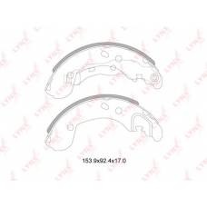 BS-5717 LYNX Колодки барабанные к-кт
