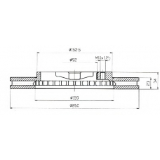 BDC4357 QH Benelux Тормозной диск